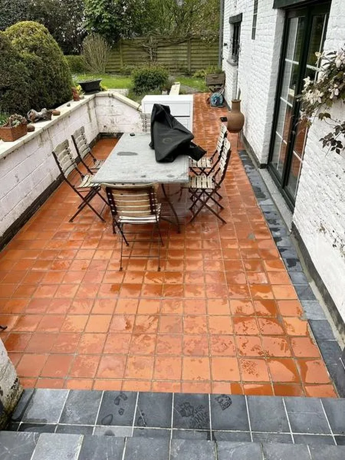 Après : rénovation de terrasse en pierre